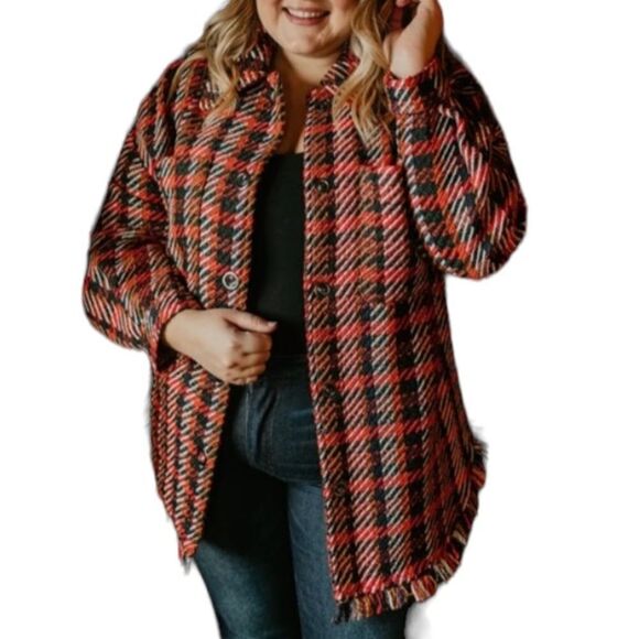 STEVE Madden Multi Final Warning Shacket - Picture 8 of 15